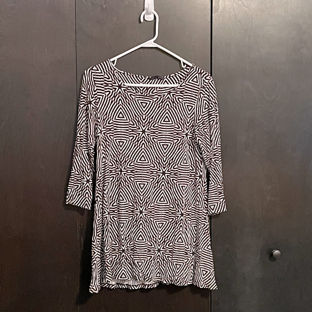 Marks & Spencer Black & White Blouse, US size 12